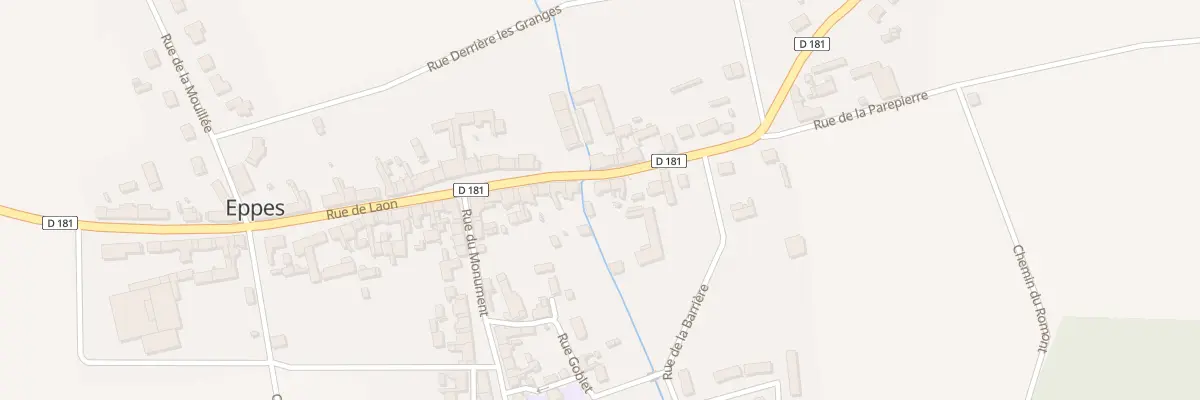 Plan du 100 Rue de Sissonne à Eppes