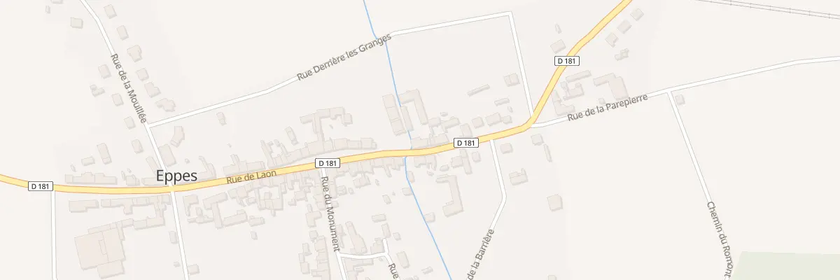 Plan du 115 Rue de Sissonne à Eppes