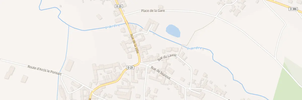 Plan du 4 Rue de la Ville à Crugny