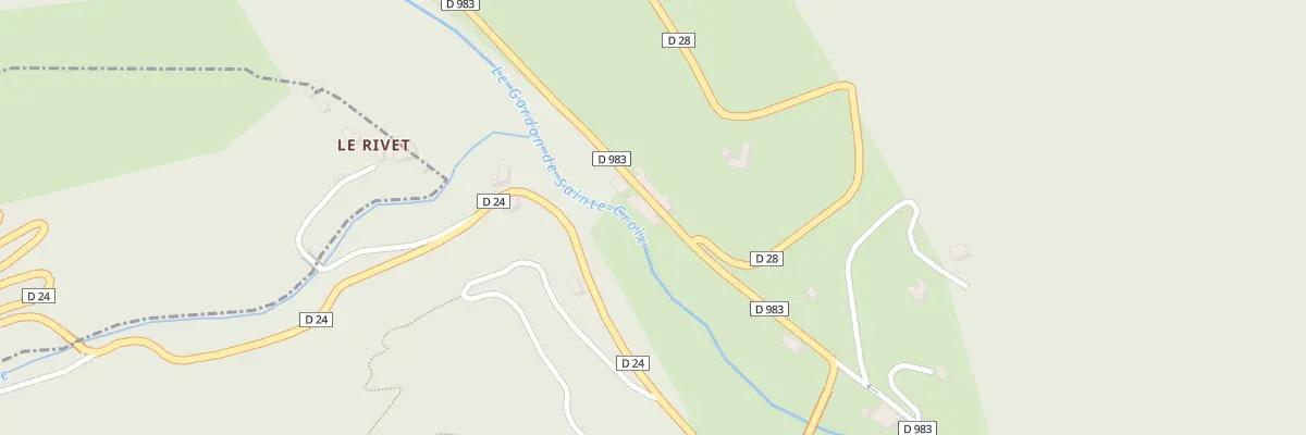 Plan du 5378 La Bruguiere à Sainte-Croix-Vallée-Française