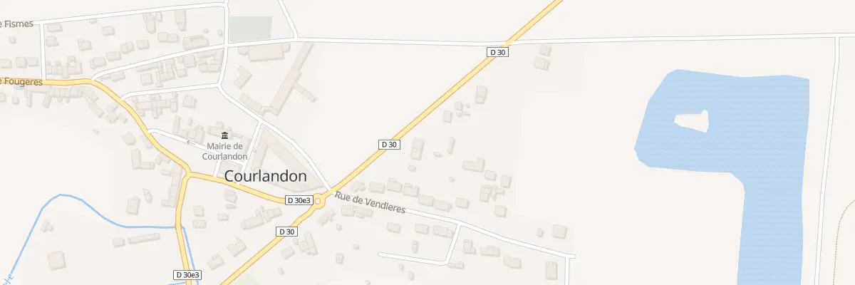 Plan du 20 Rue du Vieux Chateau à Courlandon