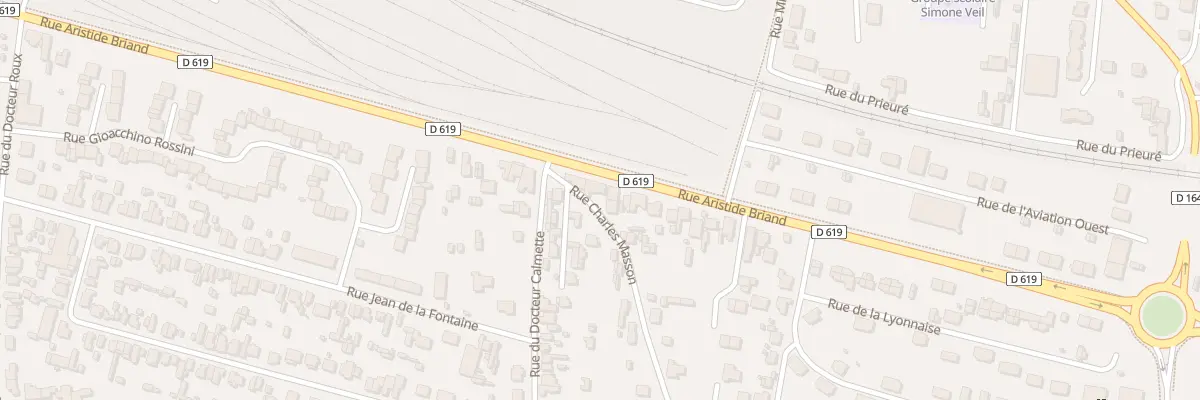 Plan du 29 Rue Aristide Briand à Romilly-sur-Seine