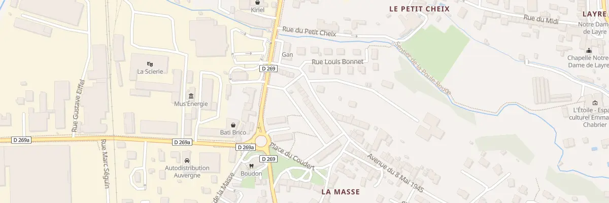 Plan du 24 Rue Docteur Marius Eymard à Ambert