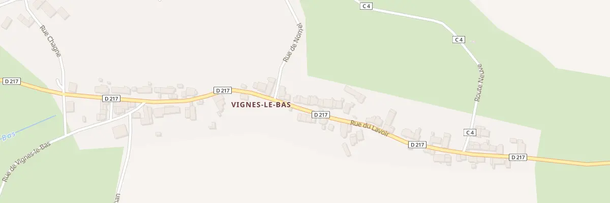 Plan du 98 Vignes Le Bas à Neuffontaines