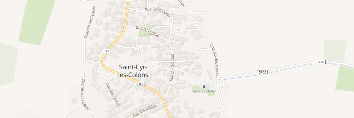 Plan du 18 Rue du Château à Saint-Cyr-les-Colons