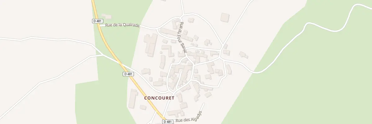 Plan du 7 Rue du Four Banal à Vergezac