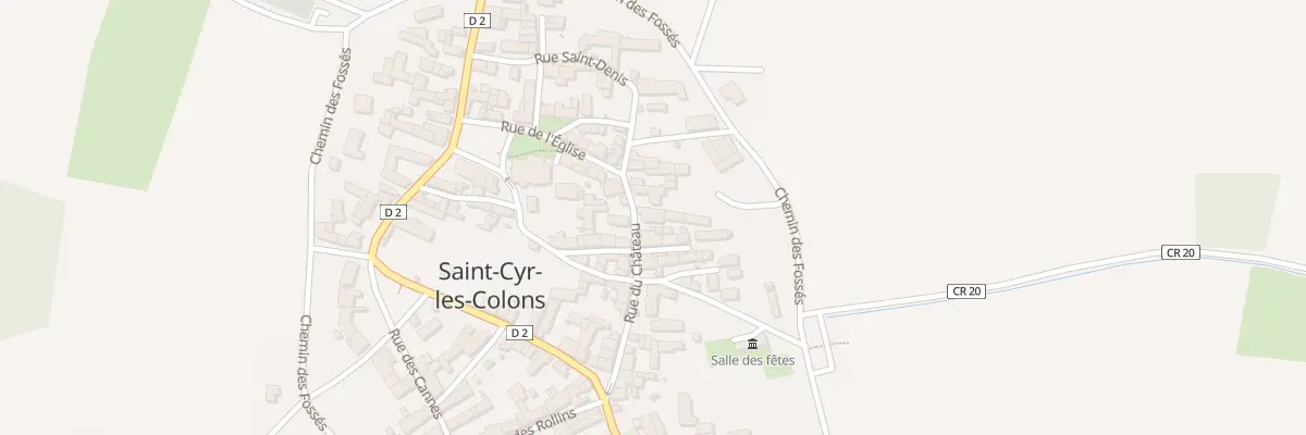 Plan du 24 Rue du Château à Saint-Cyr-les-Colons