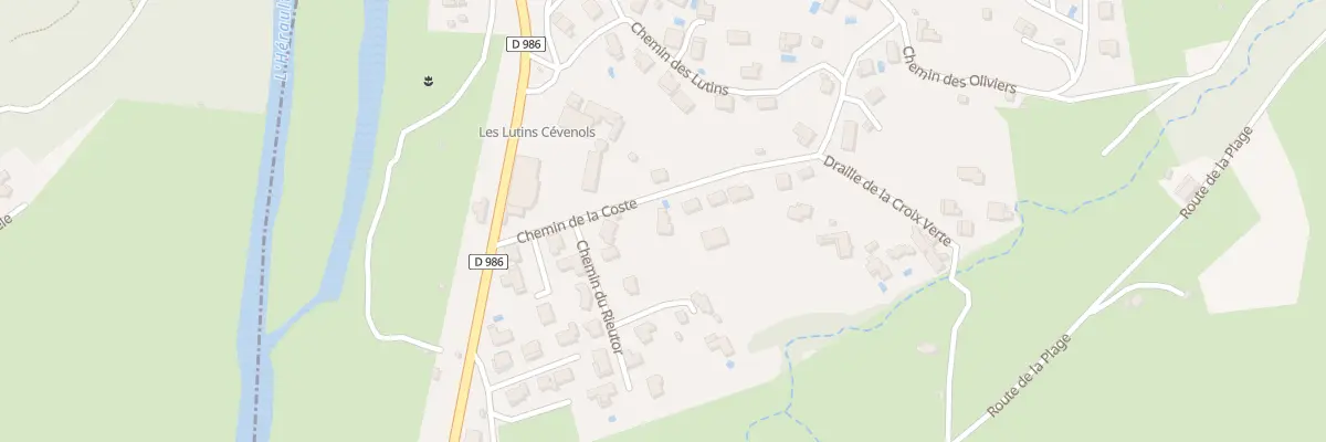 Plan du 122 Che de la Coste à Saint-Bauzille-de-Putois