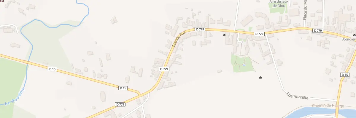 Plan du 109 Grande Rue à Diou