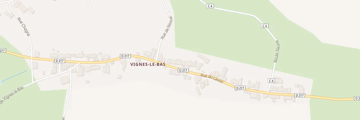 Plan du 25 Rue du Lavoir à Neuffontaines