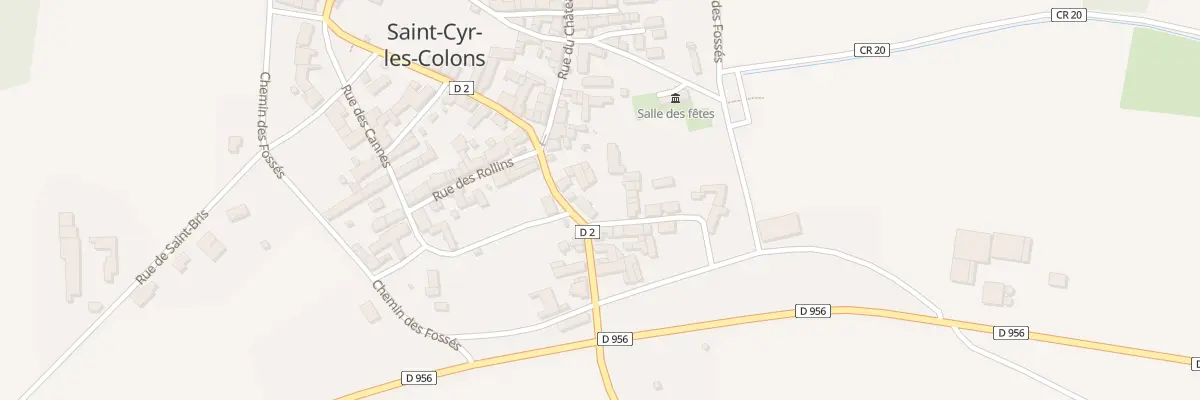 Plan du 9 Rue de la Porte de Cravant à Saint-Cyr-les-Colons