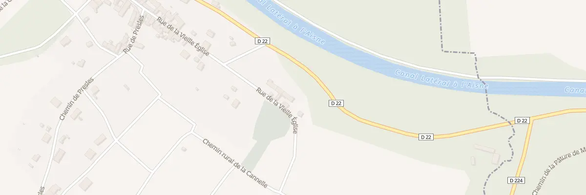 Plan du 41 Rue de la Vieille Eglise à Maizy