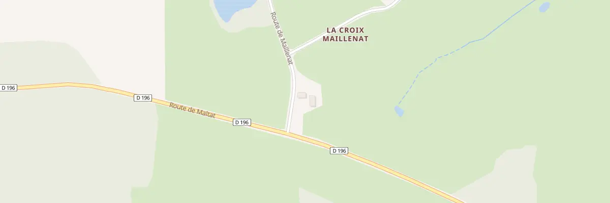 Plan du 54 Rte de Maillenat à Cronat