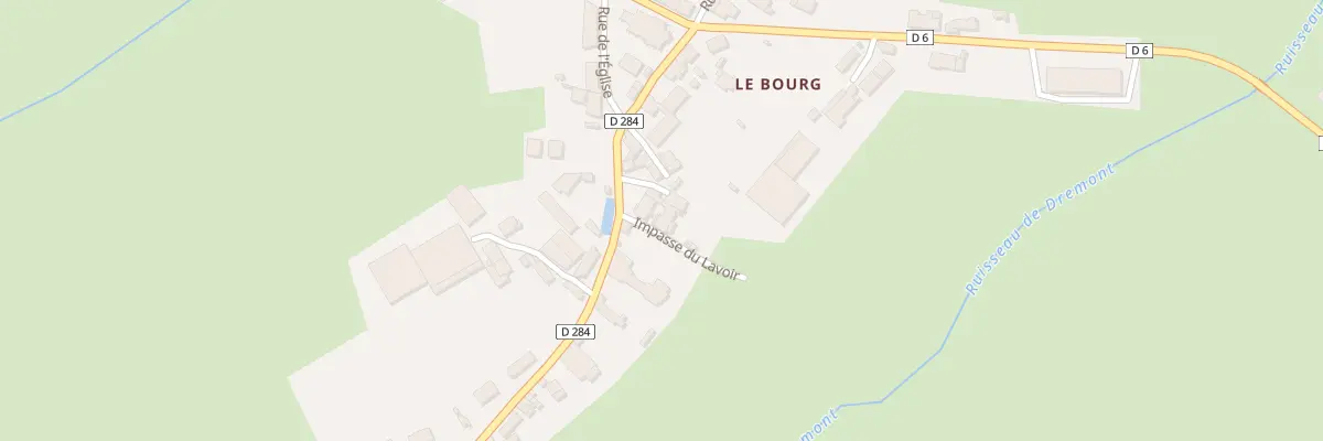 Plan du 3 Imp du Lavoir Bourg à Anthien
