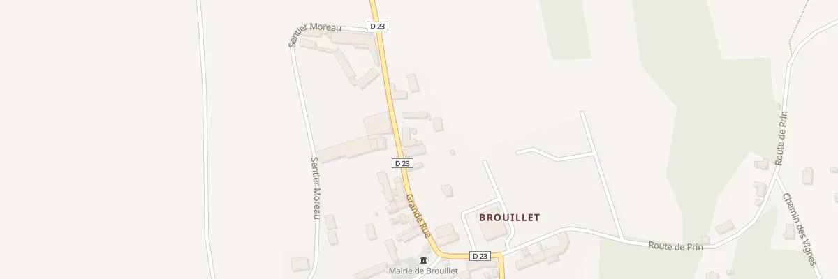 Plan du 7 Gr Grande Rue à Brouillet