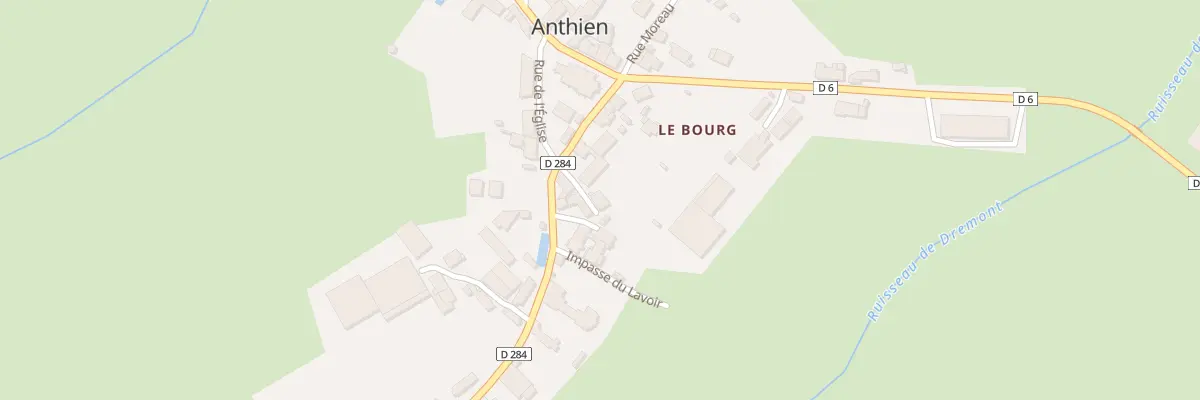 Plan du 41 Le Bourg à Anthien