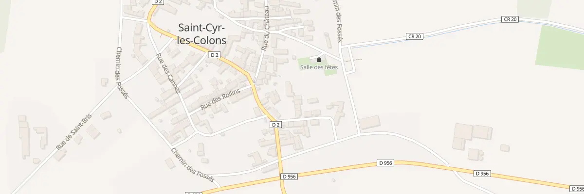 Plan du 7 Rue de la Porte de Cravant à Saint-Cyr-les-Colons
