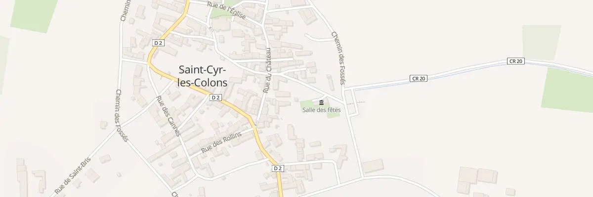 Plan du 10 Rue du Château à Saint-Cyr-les-Colons