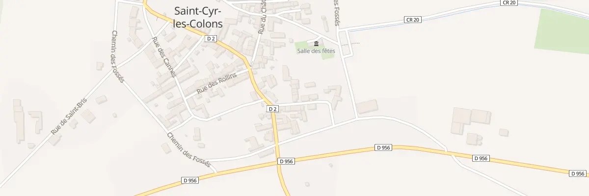 Plan du 3 Rue du Vezeau à Saint-Cyr-les-Colons