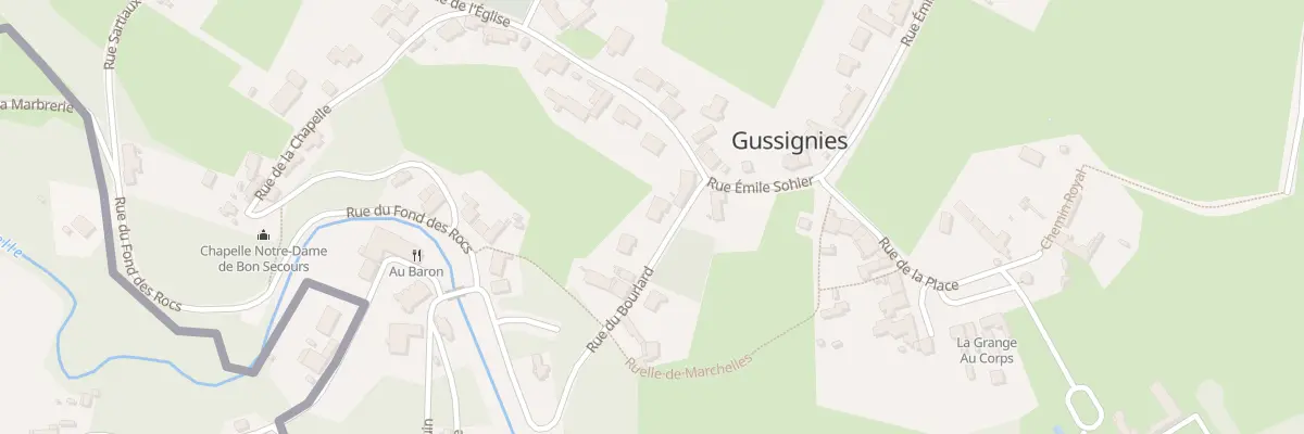 Plan du 2B Rue du Bourlard à Gussignies