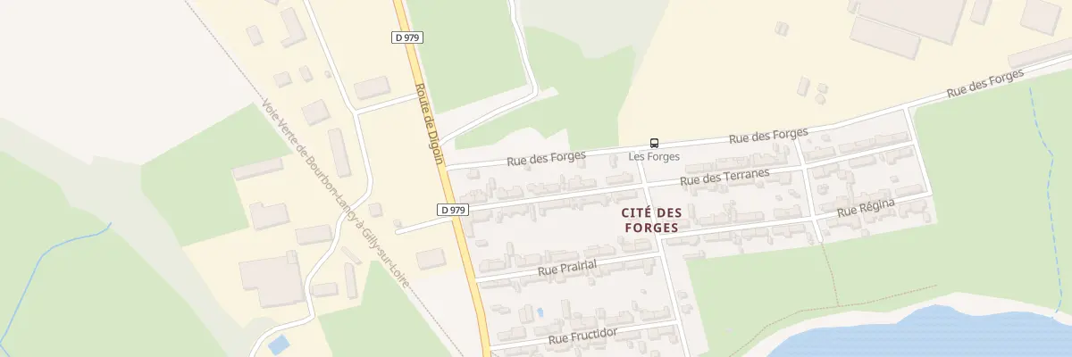 Plan du 9 Rue des Terranes à Bourbon-Lancy