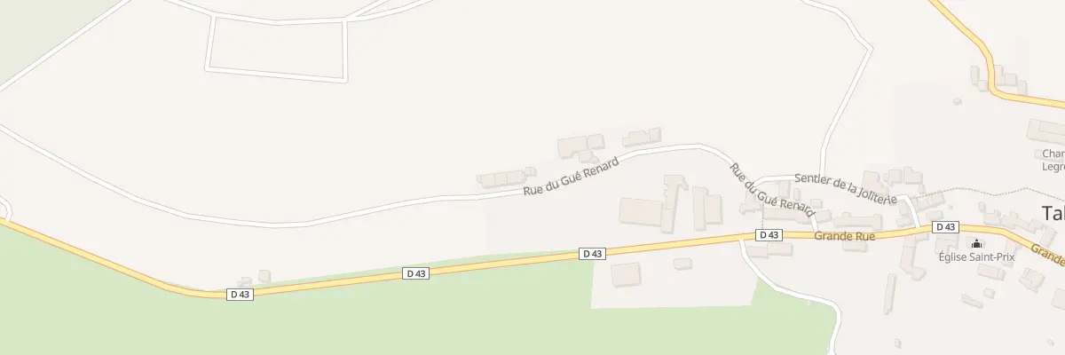 Plan du 7 Rue du Gue Renard à Talus-Saint-Prix