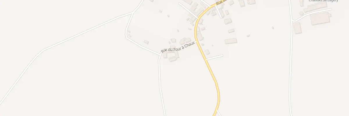 Plan du 5 Rue du Four à Chaux à Lagery