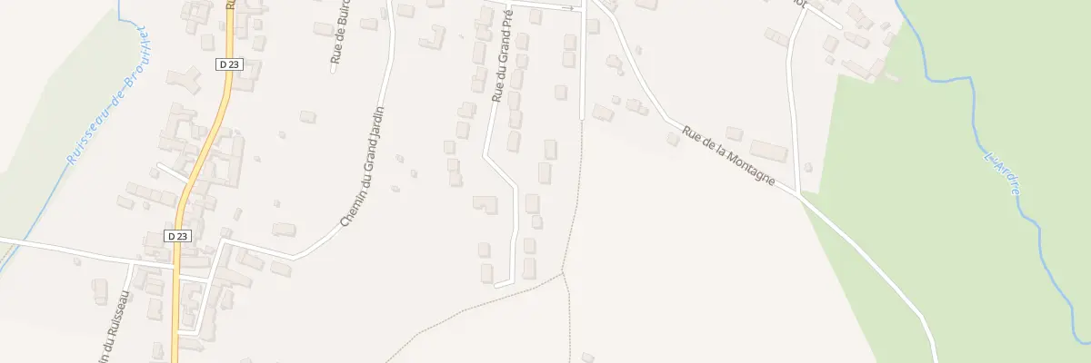 Plan du 17 Rue du Grand Pré à Crugny