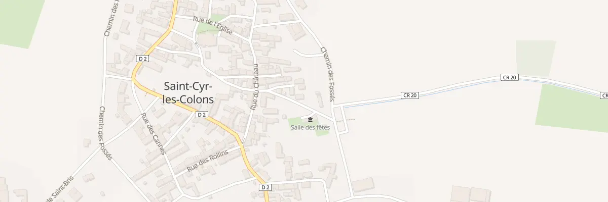 Plan du 5 Rue de la Vallée du Four à Saint-Cyr-les-Colons