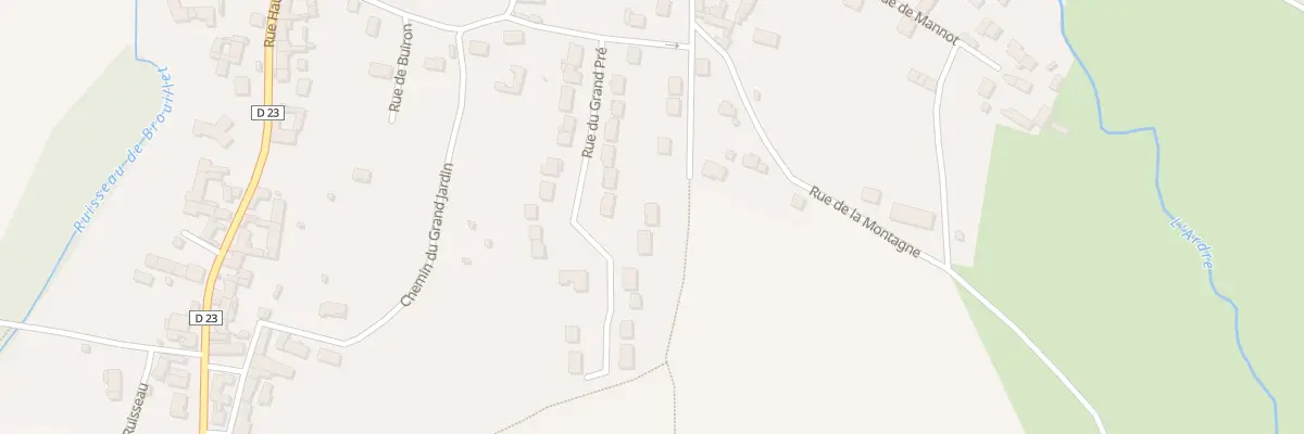 Plan du 15 Rue du Grand Pré à Crugny