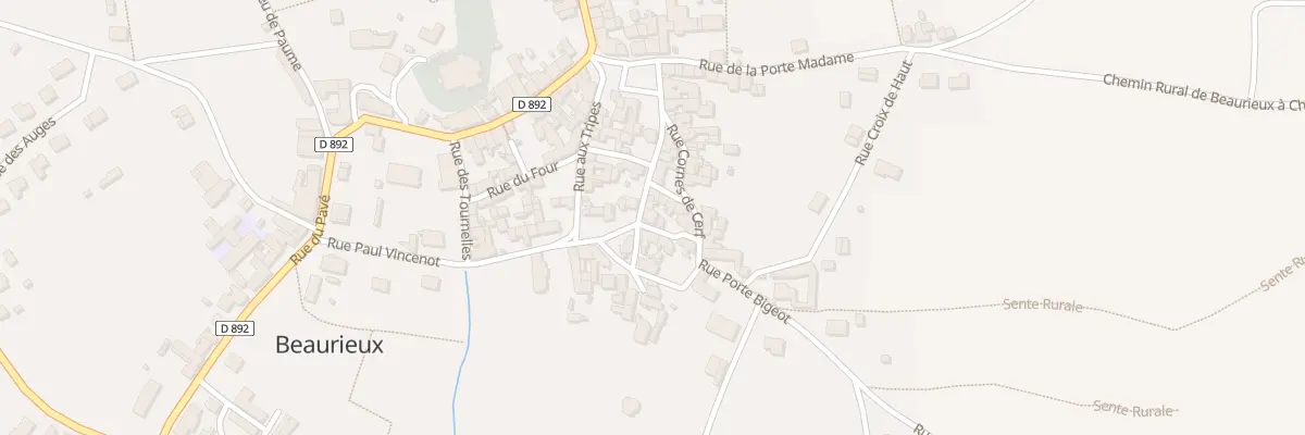 Plan du 3 Rue de l’Abreuvoir à Beaurieux