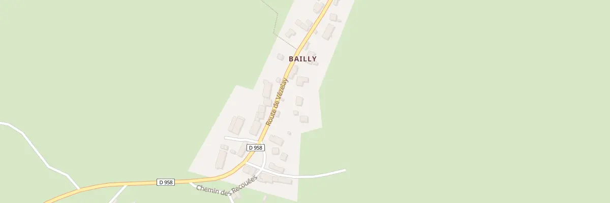 Plan du 70 Bailly à Magny-Lormes