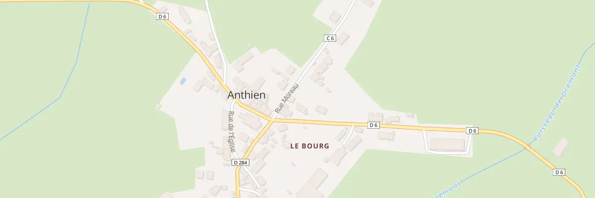 Plan du 24 Le Bourg à Anthien
