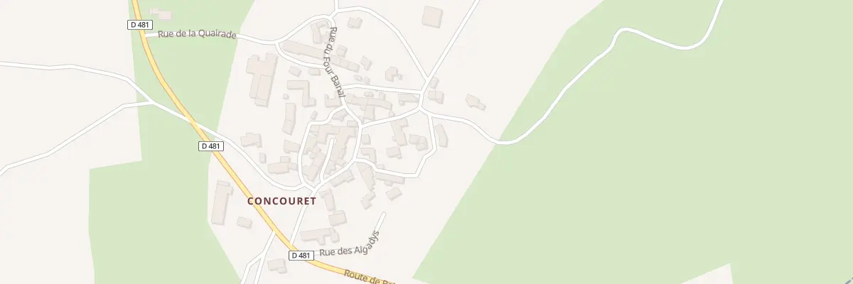 Plan du 2 Che Pointel à Vergezac