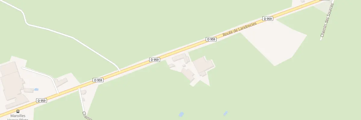 Plan du 1400 Rte de Landrecies à Maroilles