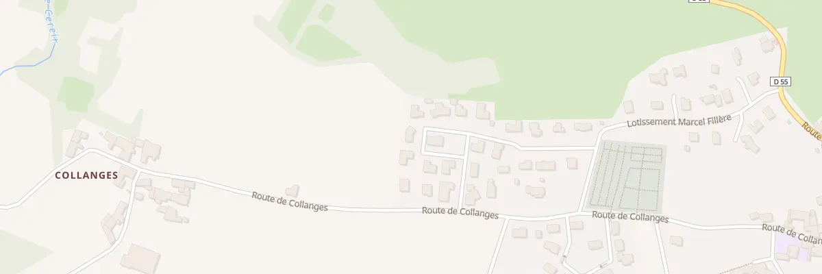 Plan du 5 Lot Champ de la Croix à Loudes