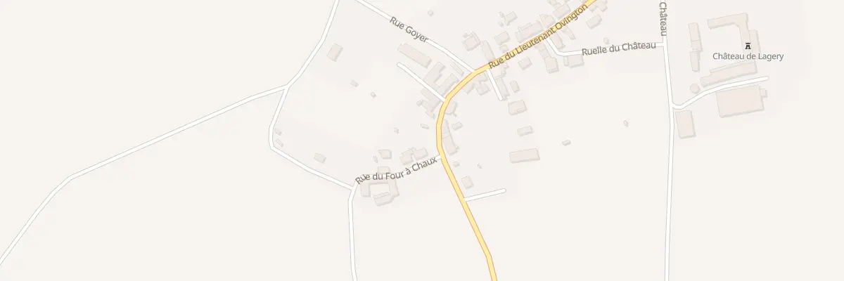 Plan du 2 Rue du Four à Chaux à Lagery