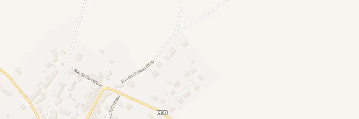 Plan du 8 Rue du Château d’Eau à Grandlup-et-Fay