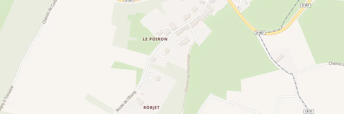 Plan du 35 Rte de l’Étang à Vézelay