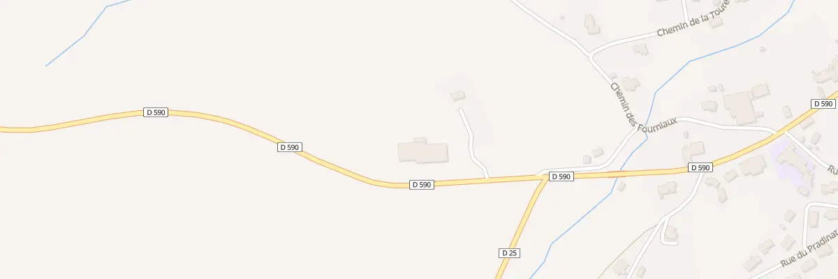 Plan du 34 Rte de Langeac à Chaspuzac