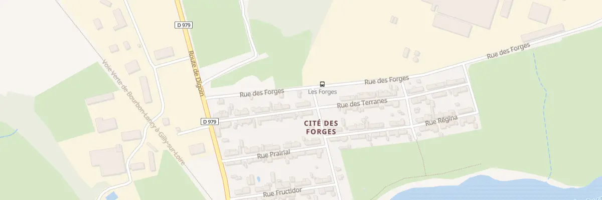 Plan du 17 Rue des Terranes à Bourbon-Lancy