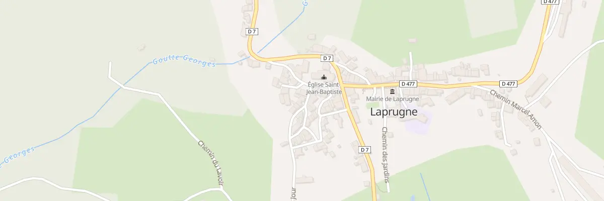 Plan du 4 Che du Point du Jour à Laprugne