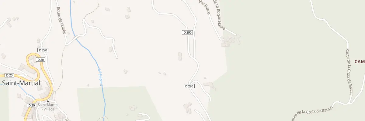 Plan du 5120 La Roque à Saint-Martial