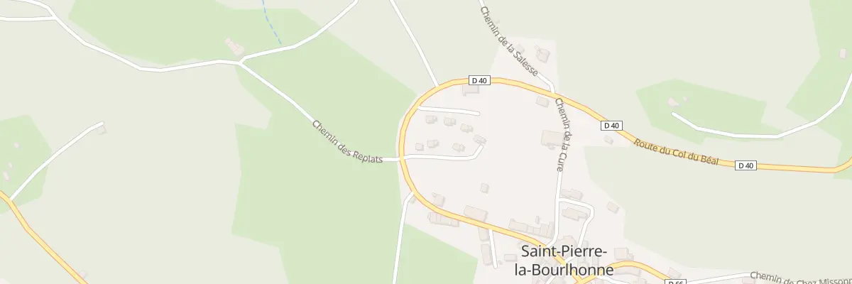 Plan du 5269 Le Bourg Ouest à Saint-Pierre-la-Bourlhonne
