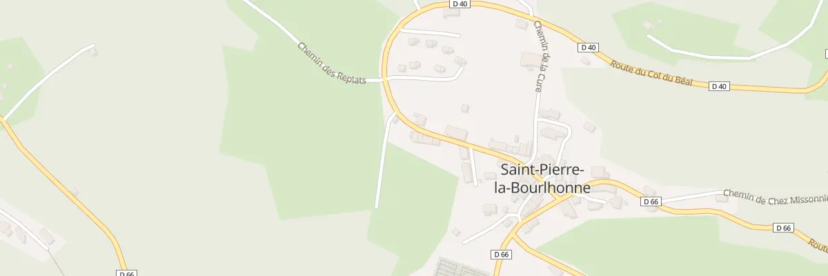 Plan du 5242 Le Bourg à Saint-Pierre-la-Bourlhonne