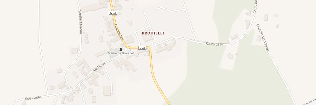 Plan du 2 Che de Prin à Brouillet