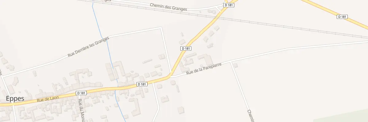 Plan du 290 Rue de Sissonne à Eppes