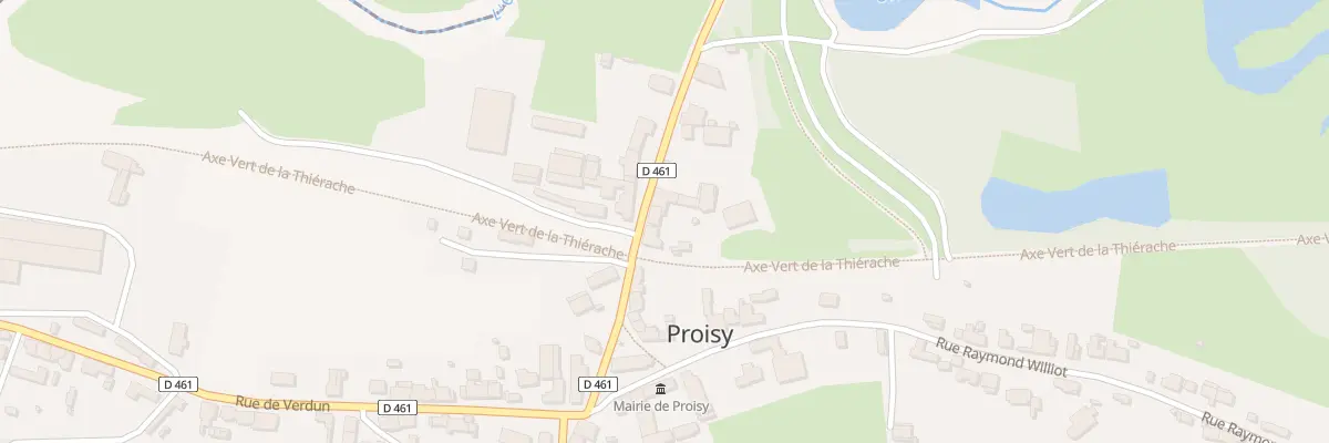 Plan du 10 Rue Bernard Rousselle à Proisy