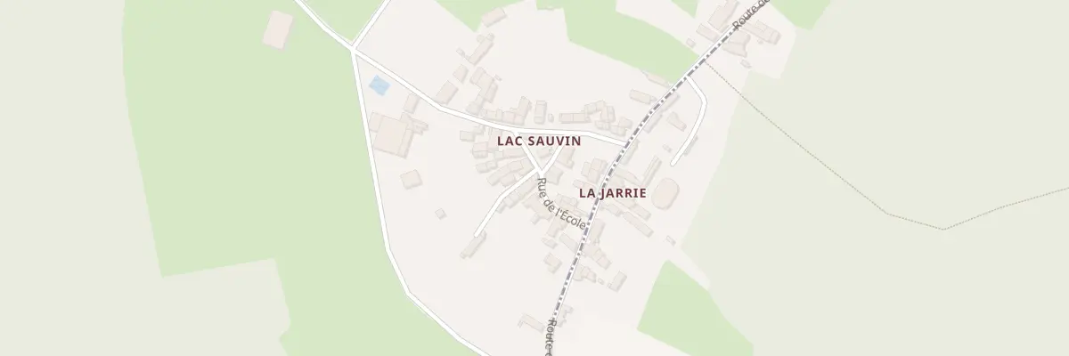 Plan du 558 Lac Sauvin à Arcy-sur-Cure