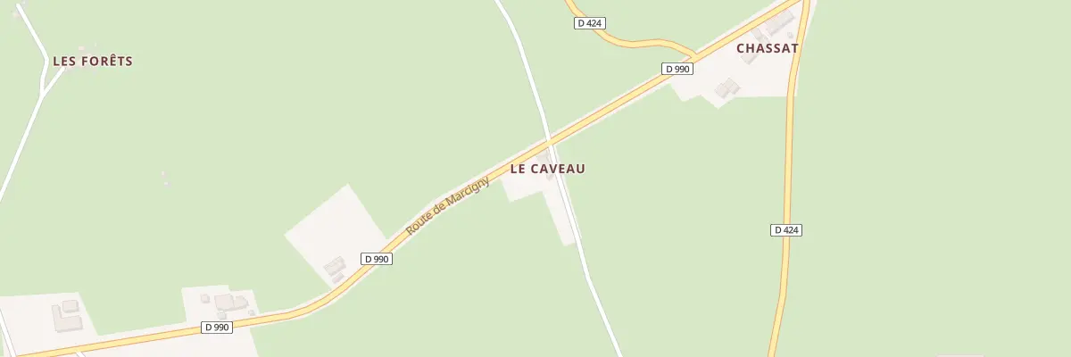 Plan du 5065 Le Caveau à Andelaroche